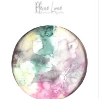 illustration aquarelle pleine lune